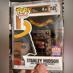 Stanley from the office signed funko pop
